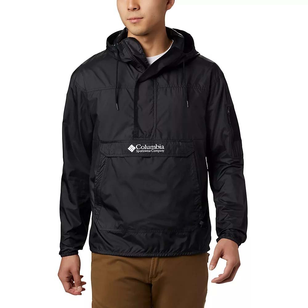 black columbia windbreaker