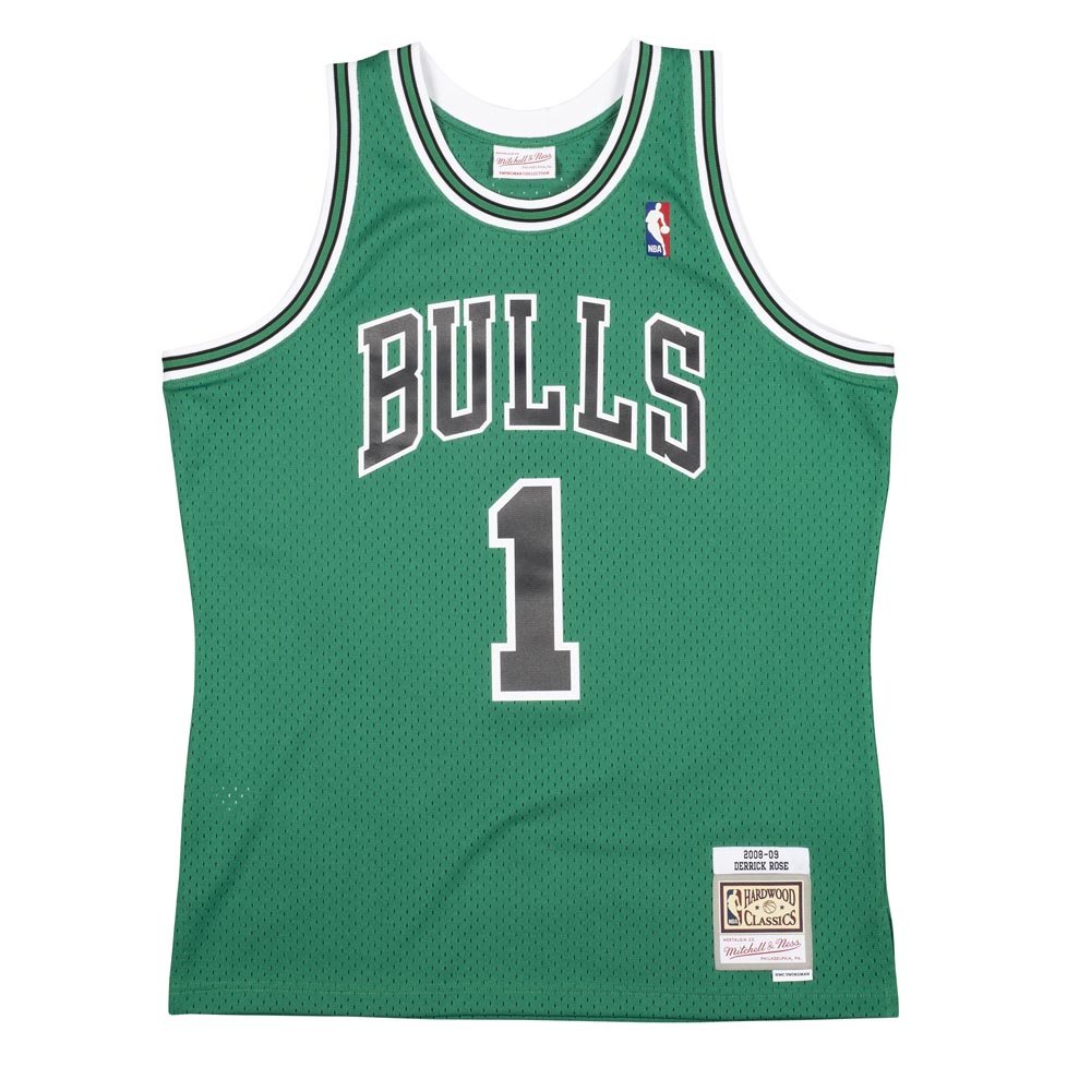 MITCHELL&NESS SWINGMAN JERSEY DERRICK ROSE KELLY GREEN