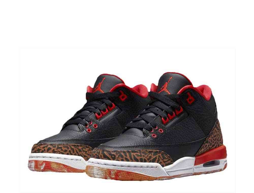 靴 NIKE WMS AIR JORDAN 3 RETRO JORDAN BRAND WMNS AIR JORDAN 3 RETRO WHITE/VARSITY RED-LUCKY