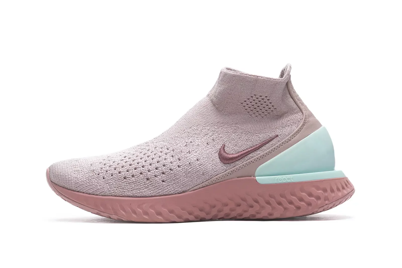 Sneakers Nike Rise React Flyknit Wmns 'Diffused Taupe Smokey Mauve