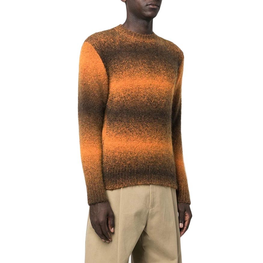 Études Moondog Brown Orange Knitted Sweater (H22MM602WB09OR)