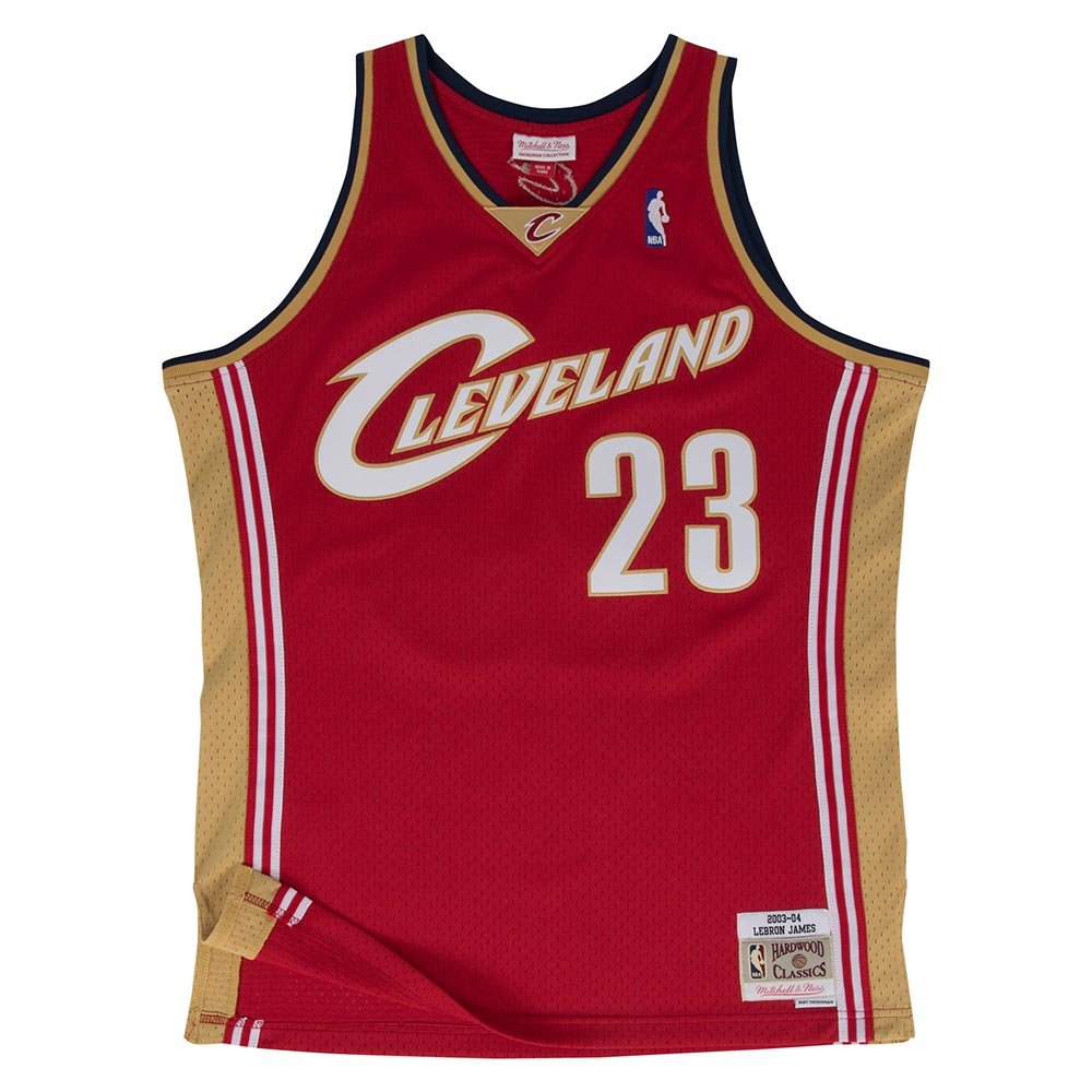 CLEVELAND JAMES 23 レッドジャージ、レブロン Mitchell & Ness NBA Swingman Cleveland Cavaliers LeBron