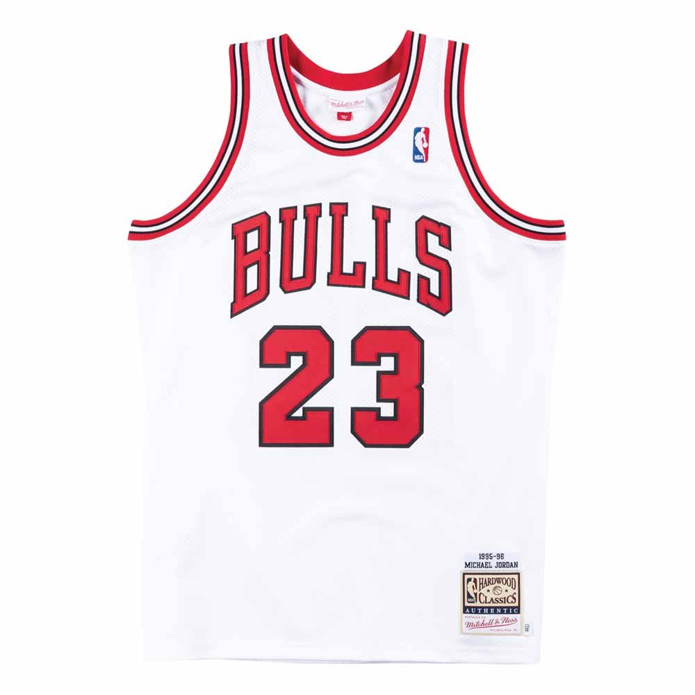 Mitchell & Ness Authentic Jersey NBA Chicago Bulls Michael Jordan White