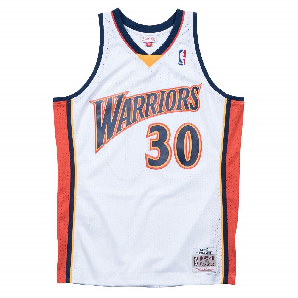Mitchell & Ness NBA GOLDEN STATE WARRIORS STEPHEN CURRY NAME AND NUMBER TEE  - Club wear - navy/dark blue 