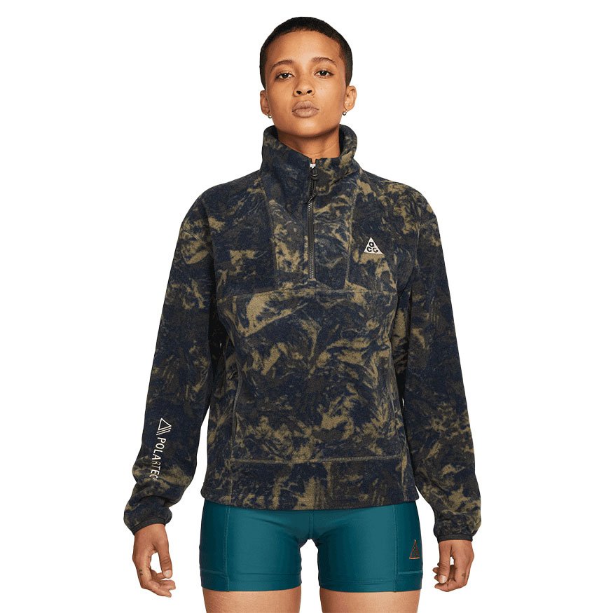 Clothes Nike ACG Therma-FIT 'Wolf Tree' Allover Print 1/2-Zip Top
