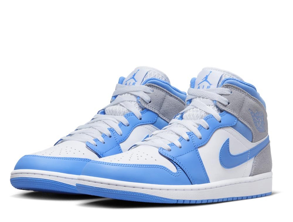 靴 NIKE Air Jordan 1 university blue 29cm Air Jordan 1 Retro Mid SE 'University Blue Grey' [DX9276-100