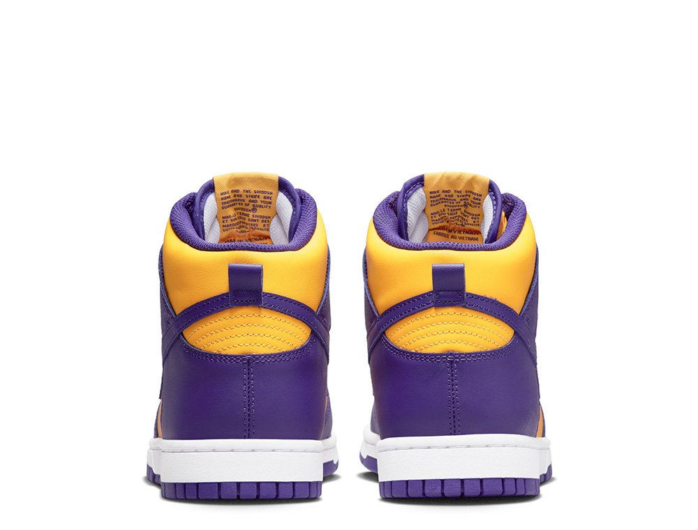 Nike Dunk High Retro 'Los Angeles Lakers' Purple [DD1399-500