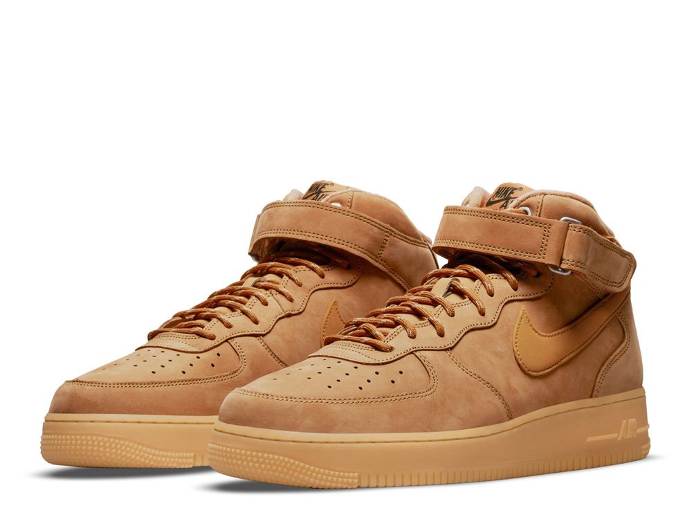 【NIKE】NIKE AIR FORCE 1 HIGH 07 WB Buty Nike Air Force 1 Mid '07 WB 'Flax' Brązowe [DJ9158-200
