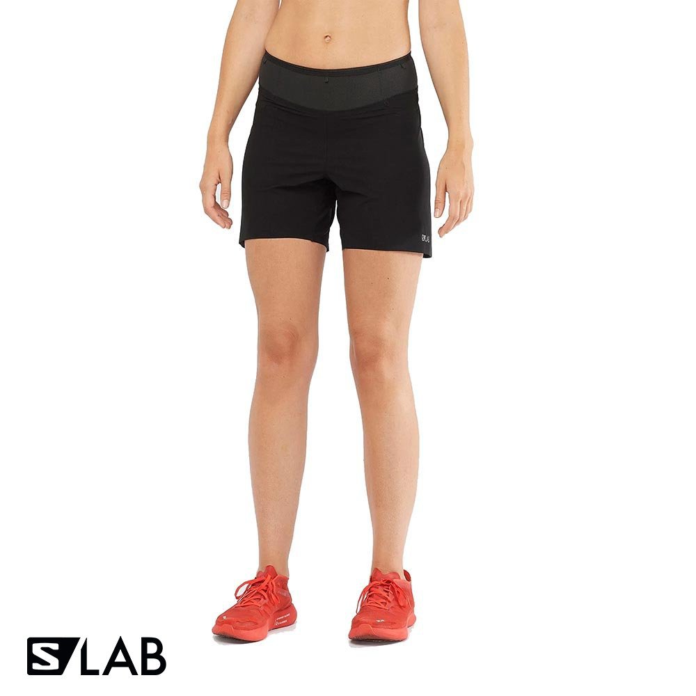 Slikke Messing dækning Salomon S / LAB Sense Short Shorts W Black [LC1510000] - berunner.com