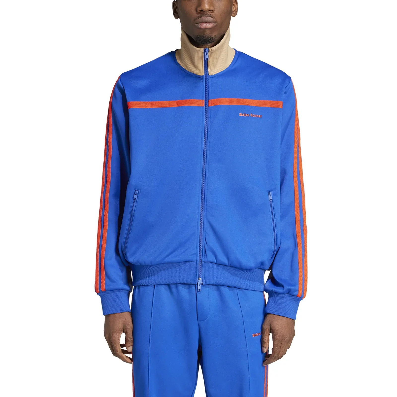 スウェット・トレーナー WALES BONNER Logo embroidery tie dye sweatshirt Blue Wales Bonner Tie-dye Logo-embroidered Sweatshirt In Blue