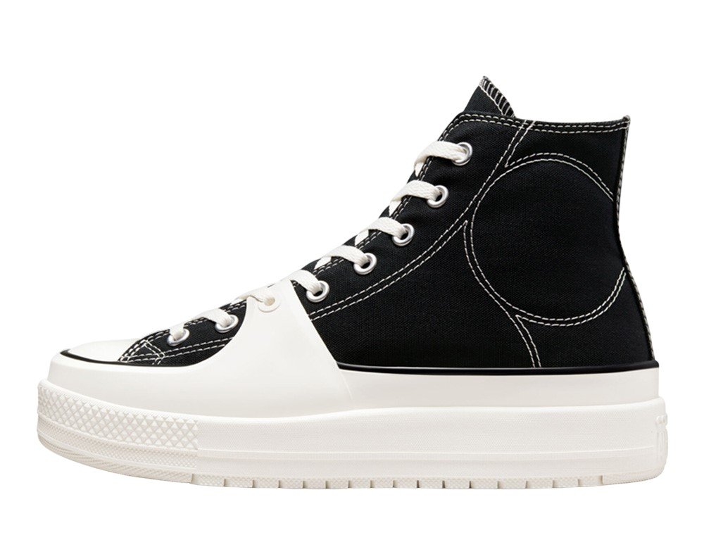 27cm CONVERSE Chuck Taylor ブラック 8.5 CHUCK TAYLOR LEATHER HI / チャックテイラー レザー HI