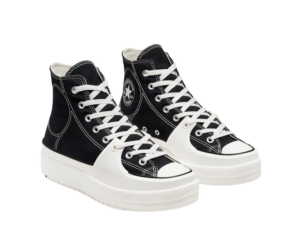 Converse Chuck Taylor All Star 235 コムデ Chuck Taylor All Star Construct Black Shoes [A05094C