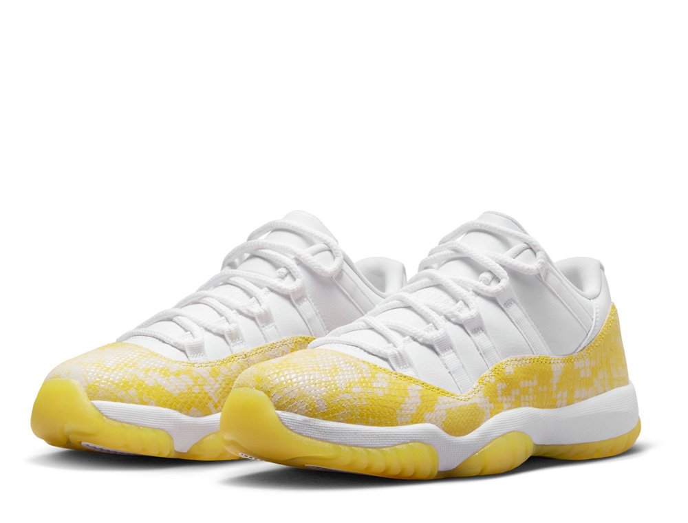 Wmns Air Jordan 11 Low “Yellow Snakeskin” [AH7860-107