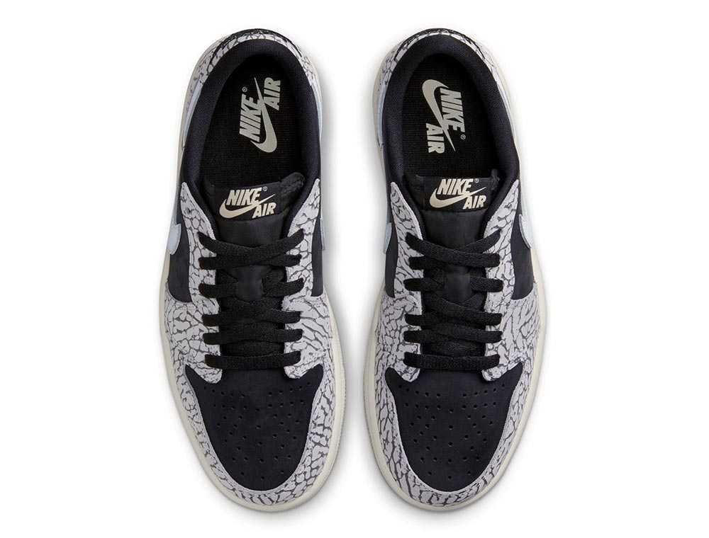 Air Jordan 1 Low Wmns 'Black Cement' Grey [CZ0775-001