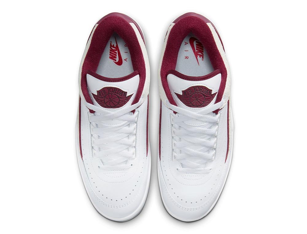 jordan 2 low white red