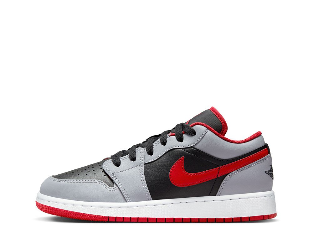 スニーカー Nike Air Jordan 1 Low 12C/18cm Buty Air Jordan 1 Low (GS) Black/Cement Grey/White/Fire Red