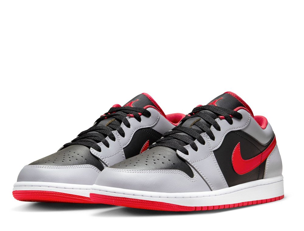 Buty Air Jordan 1 Low Black/Cement Grey/White/Fire Red