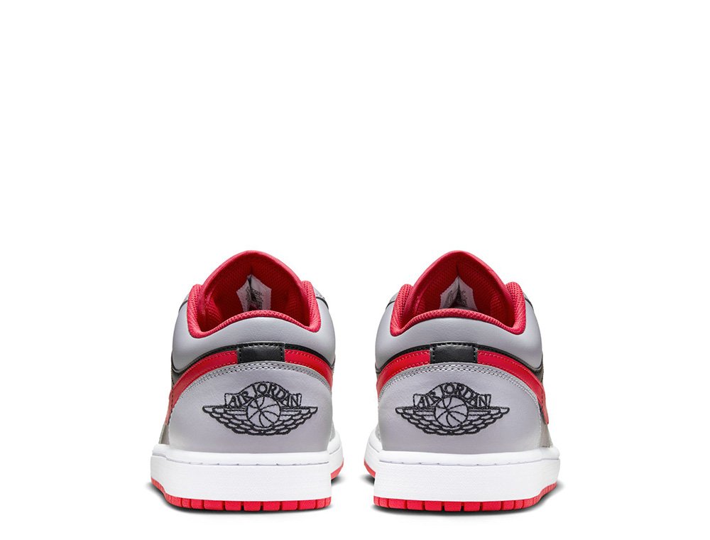 国内配送 NIKE AIR JORDAN 1 LOW BLACK /L.SMOKE GREY-GYM RED Nike Air Jordan 1 Low Black Light Smoke Grey Gym Red 553558