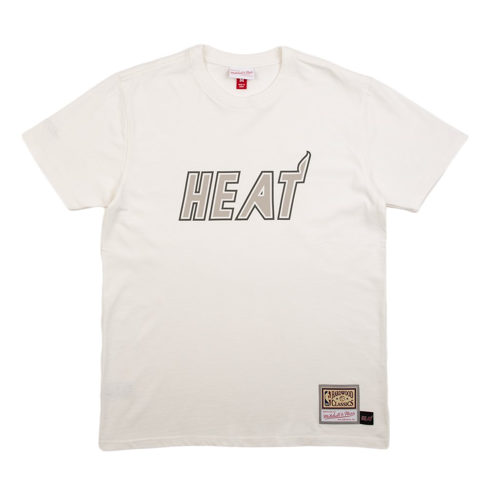 white miami heat t shirt