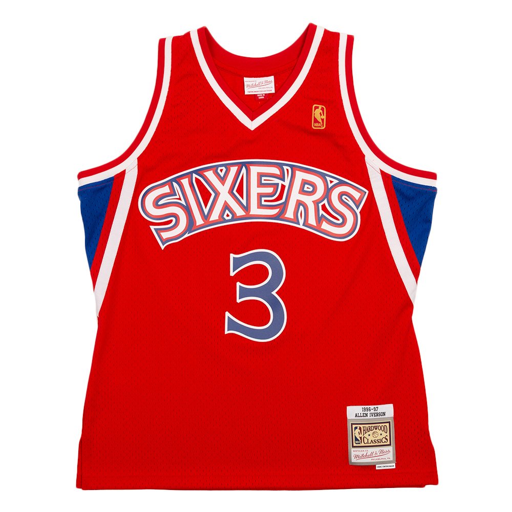  Mitchell & Ness NBA Swingman Road Jersey 76ers 00