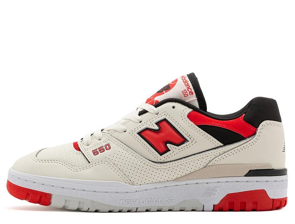 Buty New Balance BB550 'White True Red' Beżowe [BB550VTB