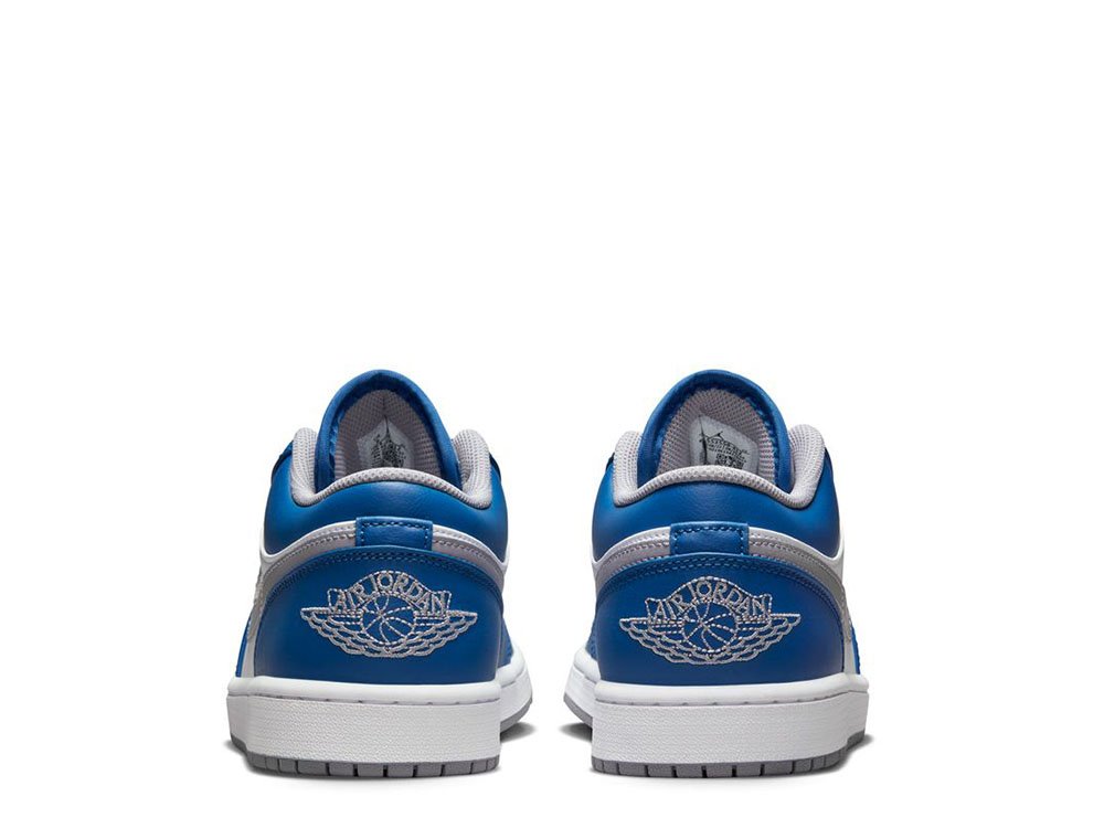 シューズ(男性用) Nike Air Jordan 1 Low \"True Blue\" Nike Air Jordan 1 Low True Blue Cement Sneakers 553558-412