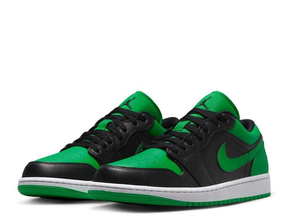 Nike Air Jordan 1 Low ブラック/グリーン Nike Air Jordan 1 Low ブラック/グリーン