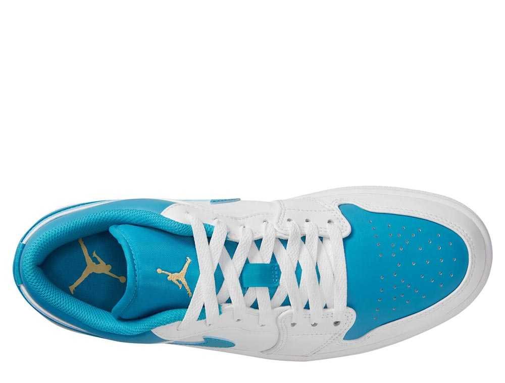 Buty Air Jordan 1 Low Niebieskie [553558-174] - skstore.eu