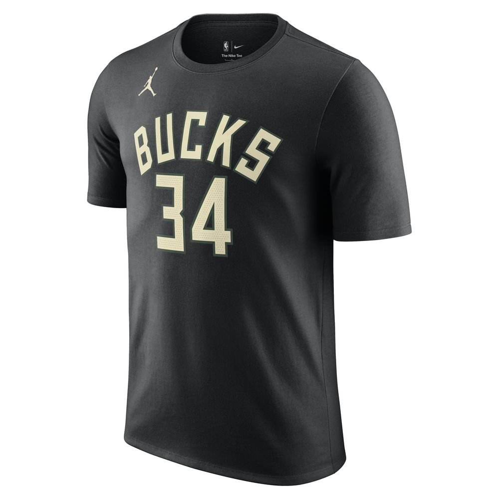 Men's Jordan Brand Black Milwaukee Bucks Swingman Custom Jersey - Statement Edition Size: Medium