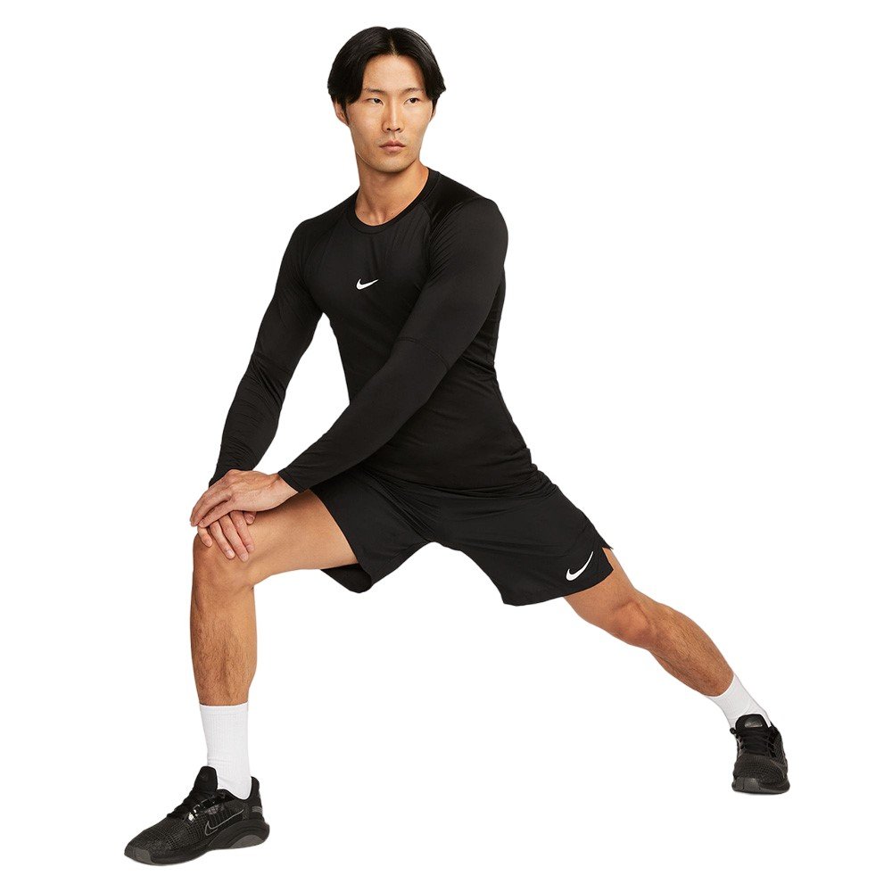 ■Nike■ Pro Dry Fit Tight Long Sleeve Fitness Top M Black W Men's Nike Pro Dri-FIT Tight Long-Sleeve Fitness Top