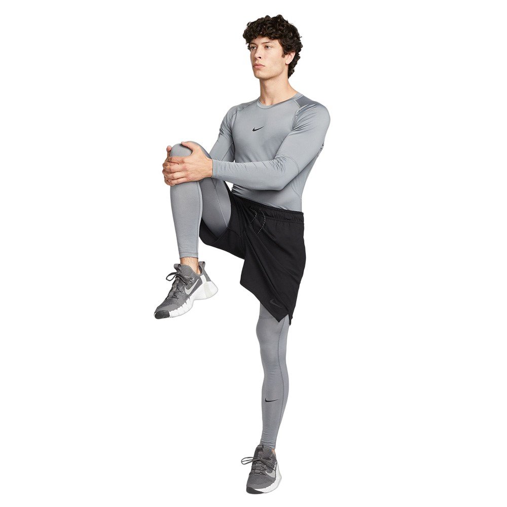 Nike Pro Dri-FIT Tight Long-Sleeve Fitness Top Grey [FB7919