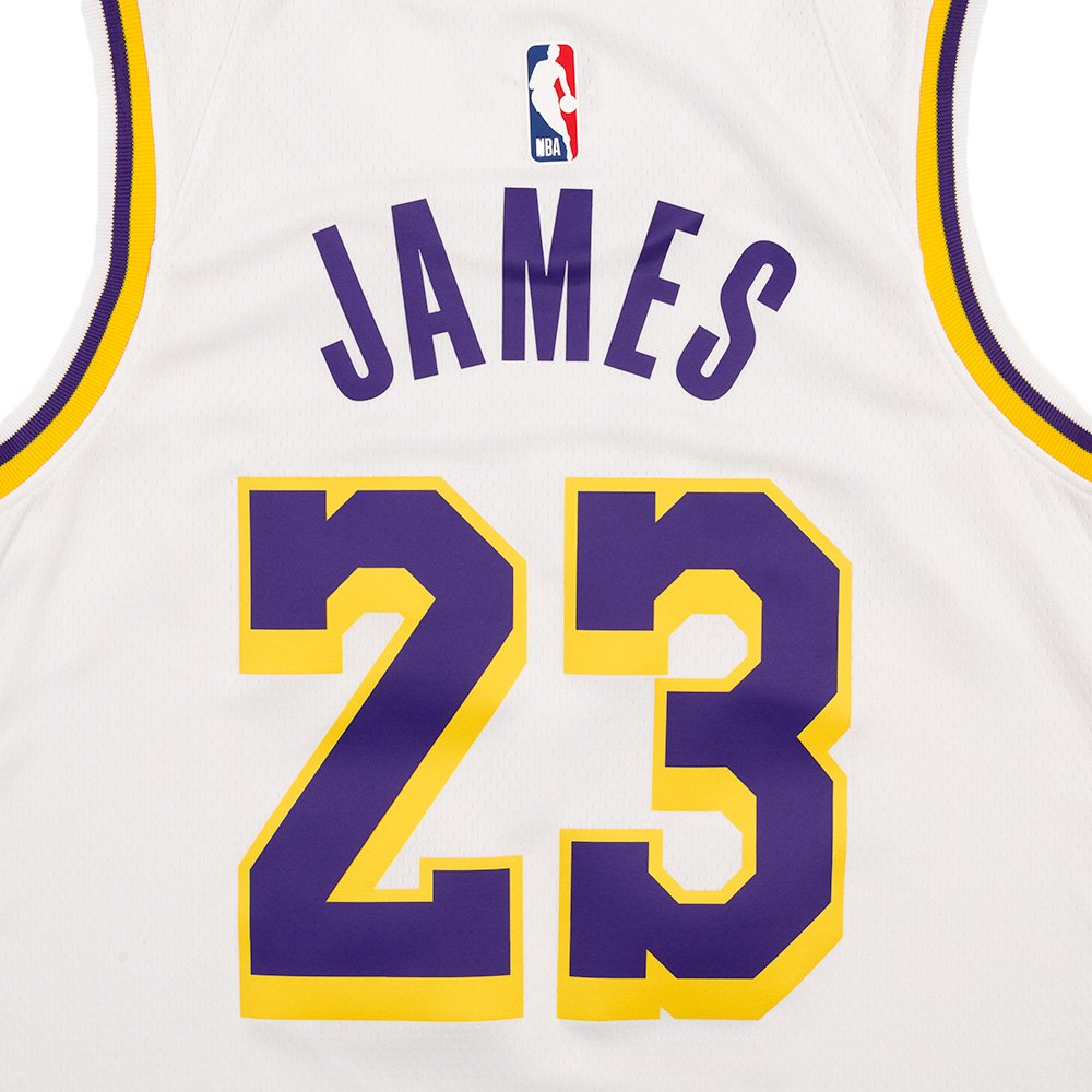 NBA Lakers James 23番 DRI-FIT ジャージ NEW Nike Dri-Fit Los Angeles Lakers LeBron James 23 Swingman