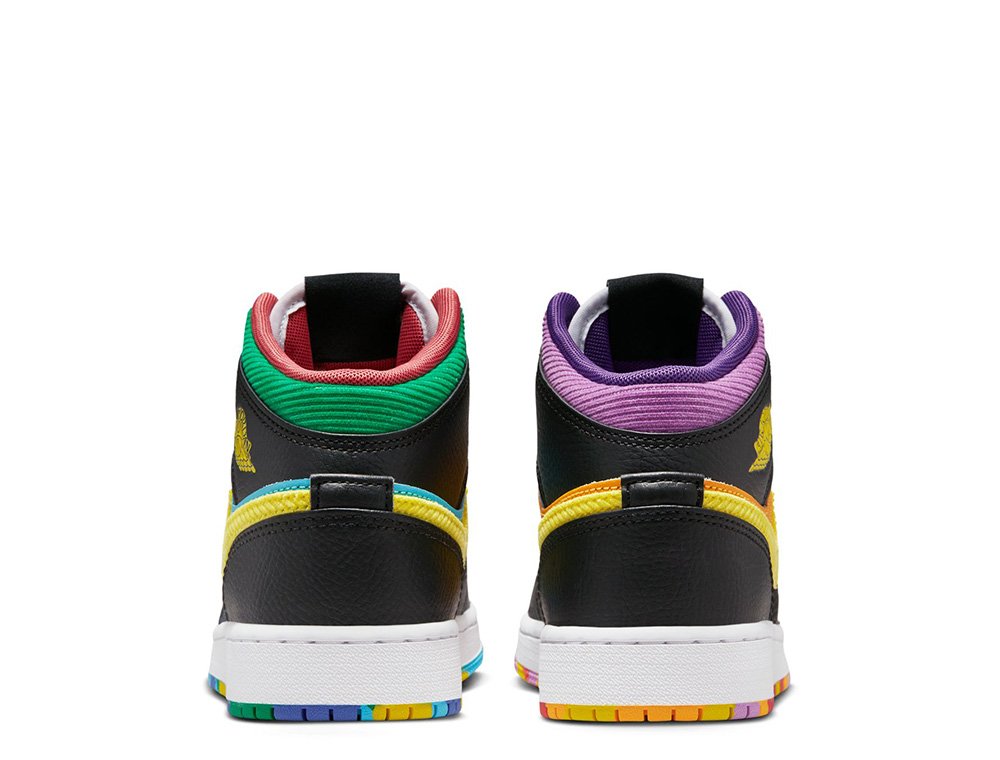 Air Jordan Mid Sneaker School (GS) Multicolor shoes [FD1317-007