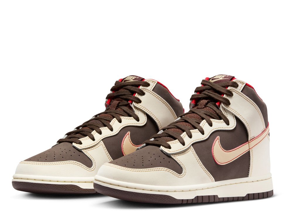 Buty Nike Dunk High Retro SE Brązowe [FB8892-200] - skstore.eu
