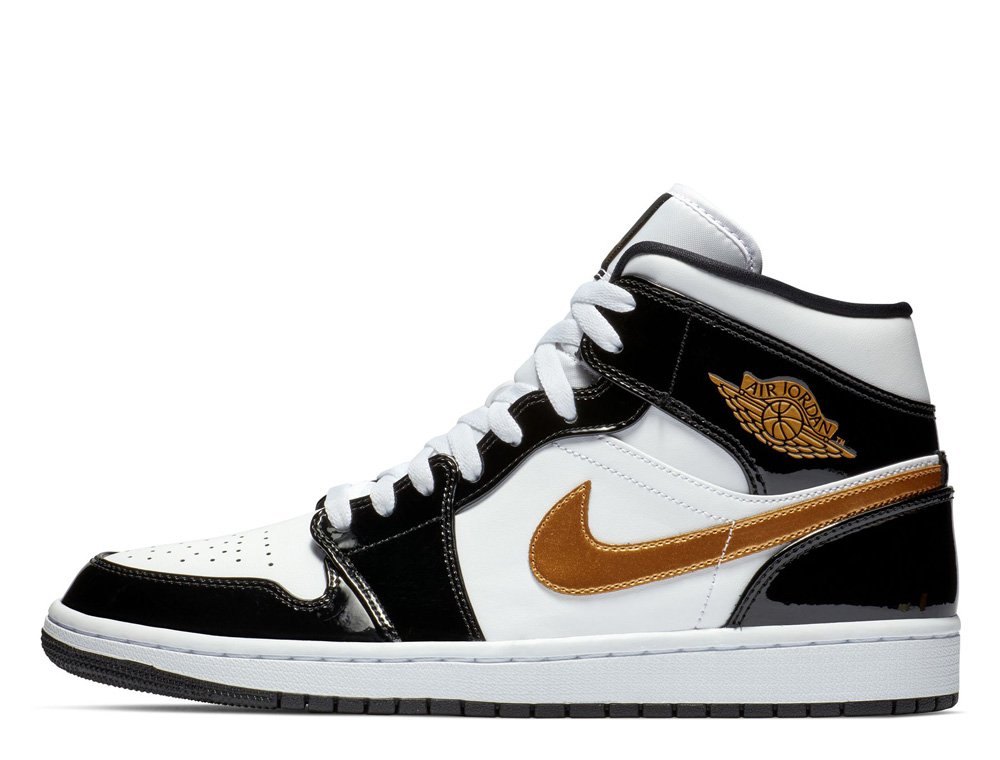 Buty Air Jordan 1 Mid SE Czarne [852542-007] - skstore.eu