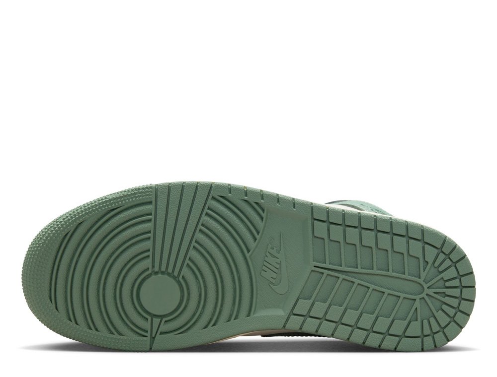Wmns Air Jordan 1 Mid 'Jade Smoke' shoes [BQ6472-130