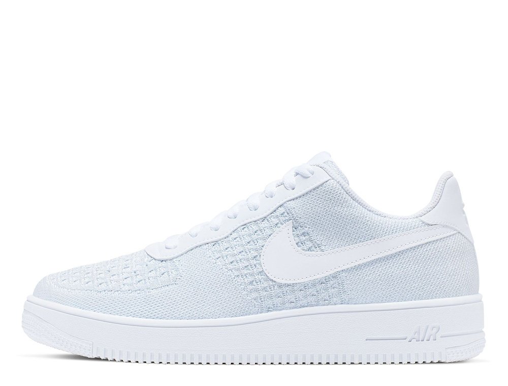 関税込み 海外限定 NIKE Air Force 1 Flyknit 2.0 Buty Nike Air Force 1 Flyknit 2.0 Białe [AV3042-100