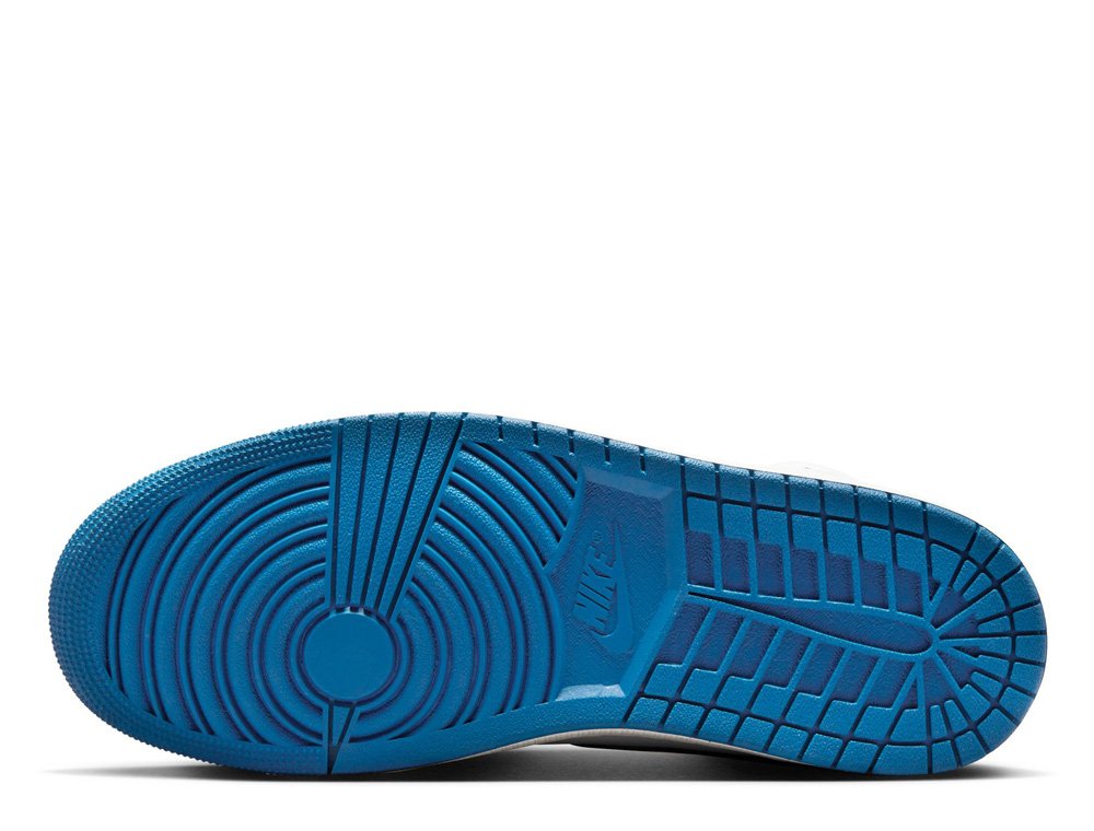 Air Jordan 1 Mid SE Men's Shoes ★ FN5215-141 Nike Air Jordan 1 Mid SE White Industrial Blue FN5215-141