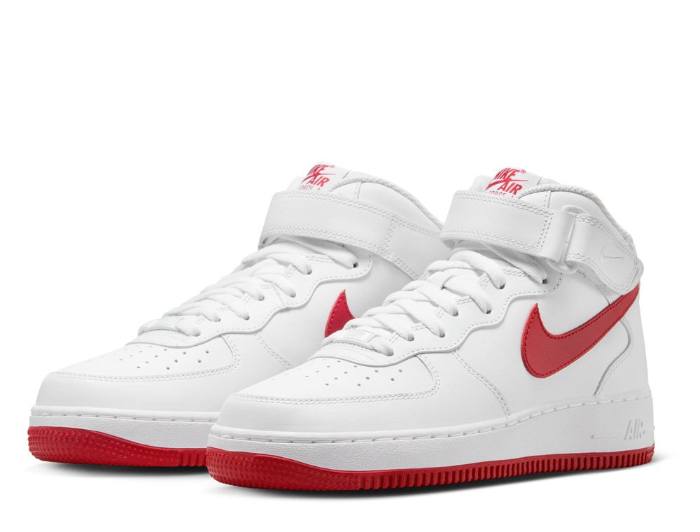 Nike Air Force 1 ハイカット ホワイト/レッド27cm 国内11月20日発売予定】ナイキ エアフォース 1 スカルプト