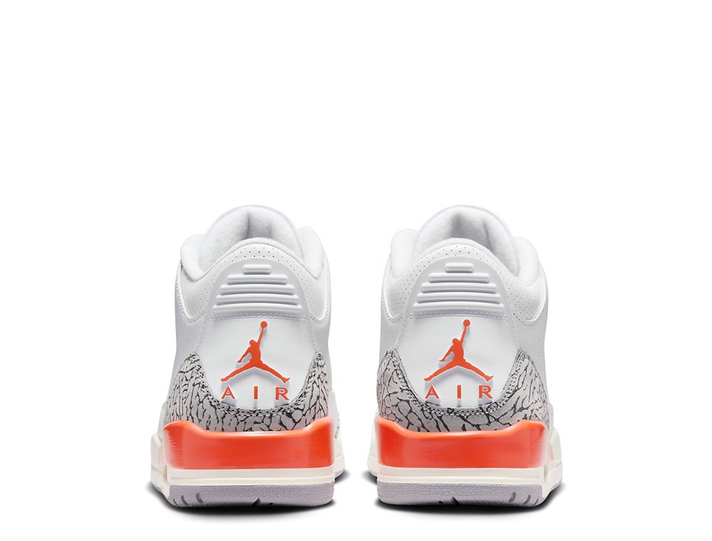 Jordan Air Jordan 3 ホワイト/オレンジ　CK9246-121 Jordan CK9246-121 Air Jordan 3 Retro Georgia Peach Womens