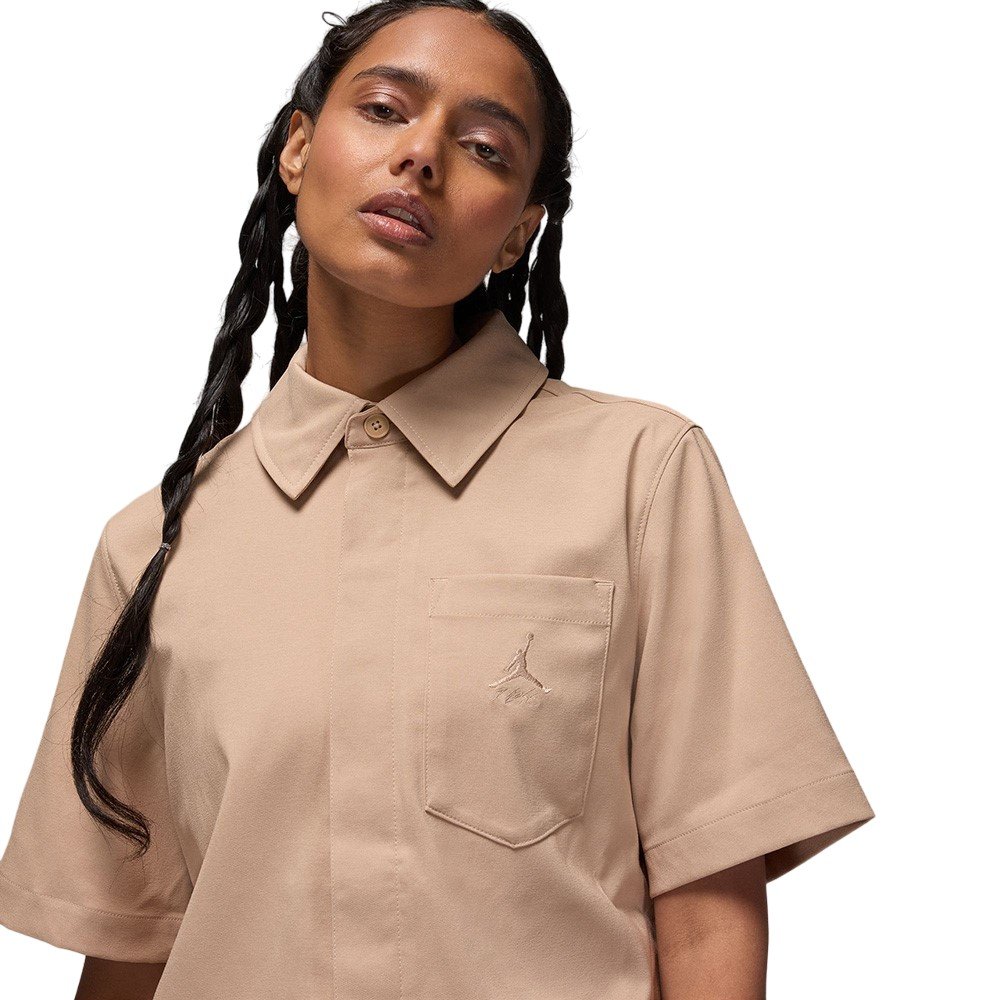 ryogen FAKED OPENCOLLAR H/S SHIRTセット Koszulka Jordan Beżowa [FN5766-244] - skstore.eu