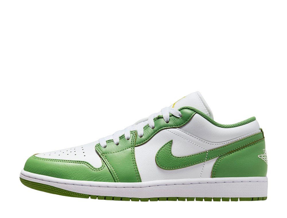 公式正規品!★AIR JORDAN 1 LOW SE SHOE Air Jordan 1 Low SE White/Lightning-Chlorophyll shoes