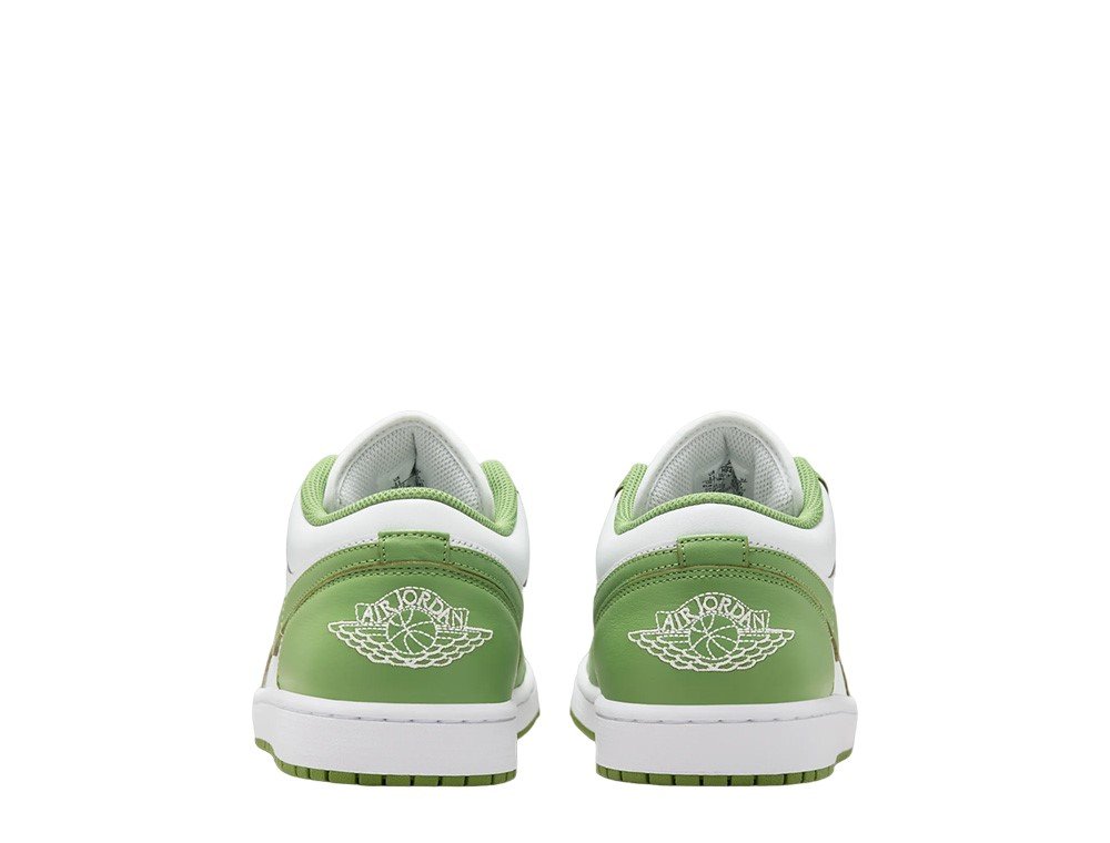 Air Jordan 1 Low SE White/Lightning-Chlorophyll shoes