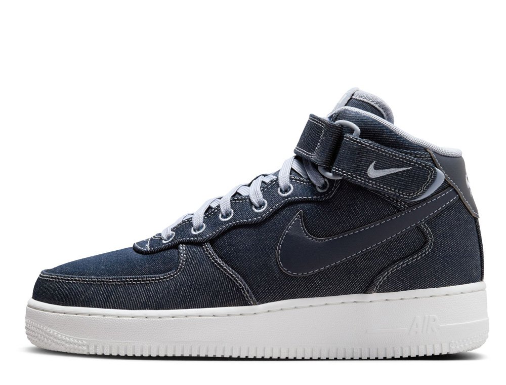 Nike Air Force 1 '07 Mid Navy Shoes [DD9625-400] - skstore.eu