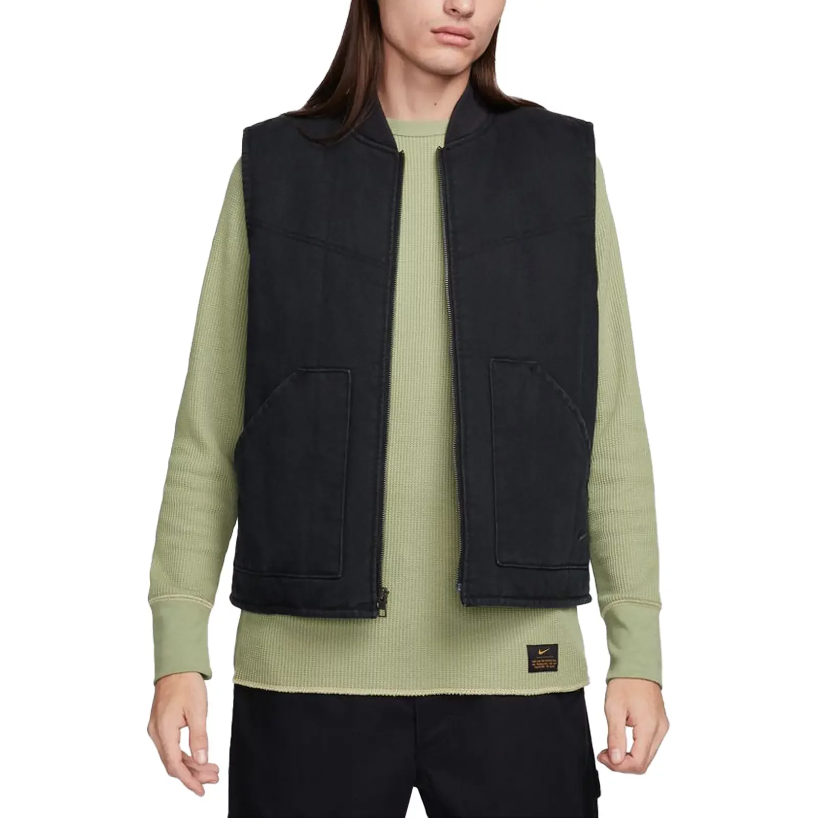 Nike Windrunner Nike Padded Gilet Jackets And Vests Nike Life Padded Gilet  'Black' (FQ1861-010) WSS