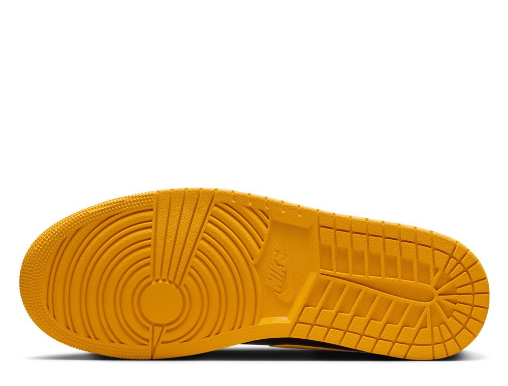 ★Nike★AIR JORDAN 1 LOW YELLOW OCHRE★大人気★ Nike Air Jordan Retro 1 Low Black/White/Yellow Ochre Men Sz