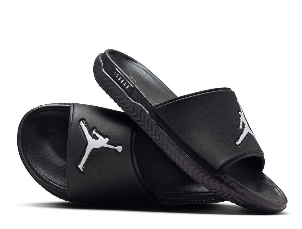 Jordan Jumpman Black flip-flops