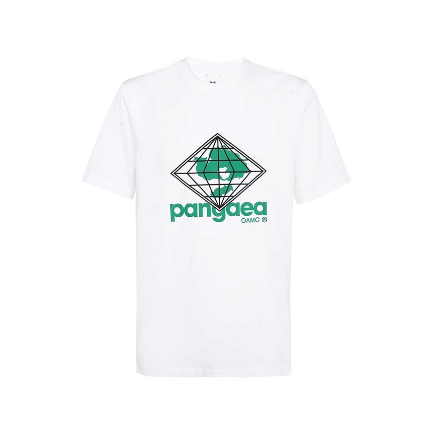 ★OAMC★ Celsian Short Sleeve T-Shirt White 23E28OAJ09COT007 T-shirts OAMC Jersey Celsian Knitted Tee 'White' (23E28OAJ09