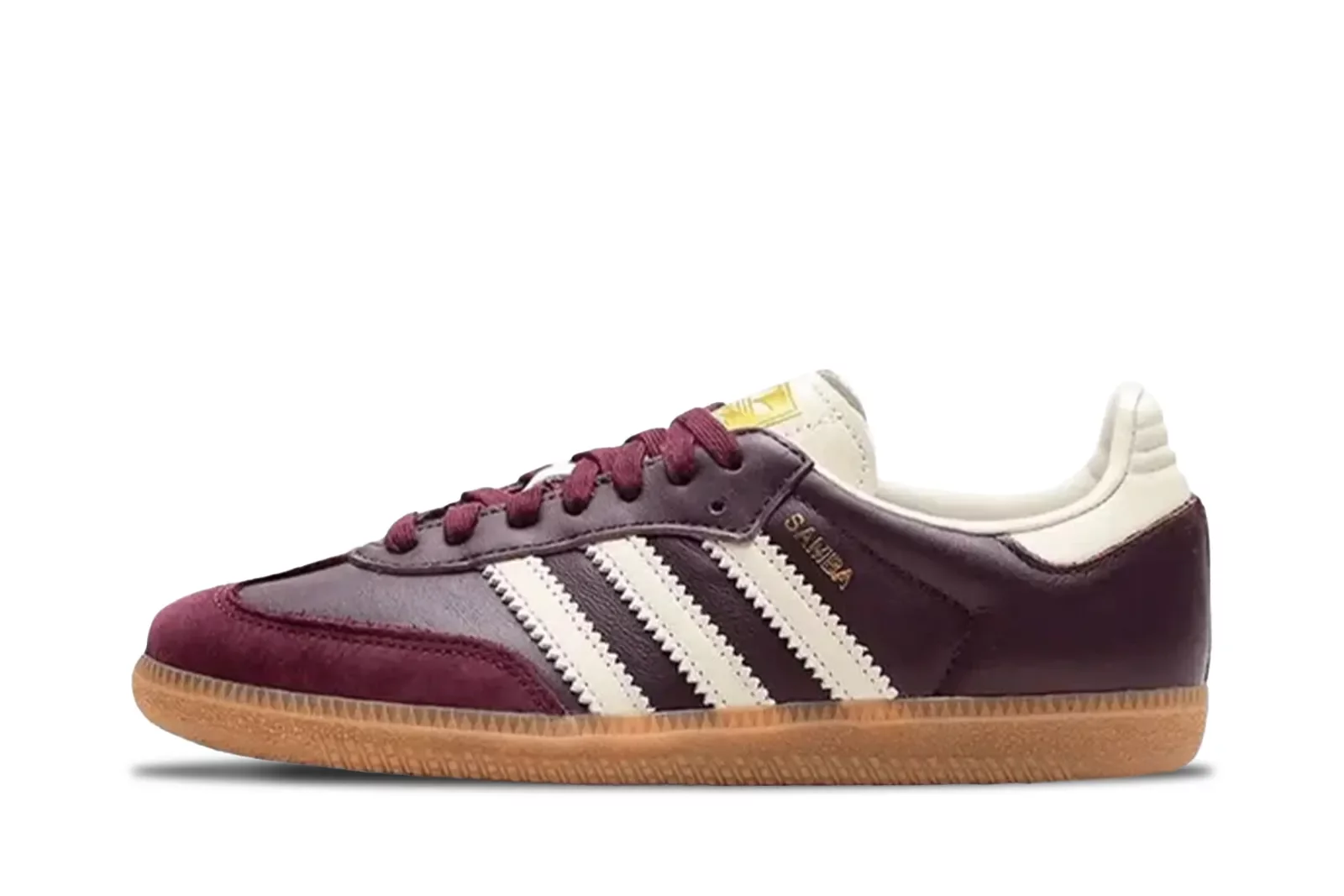 ★関税込★adidas★SAMBA OG W★22-29cm★MAROON★ Sneakers adidas Samba OG W 'Maroon Gold Metallic' (ID0477) | WSS