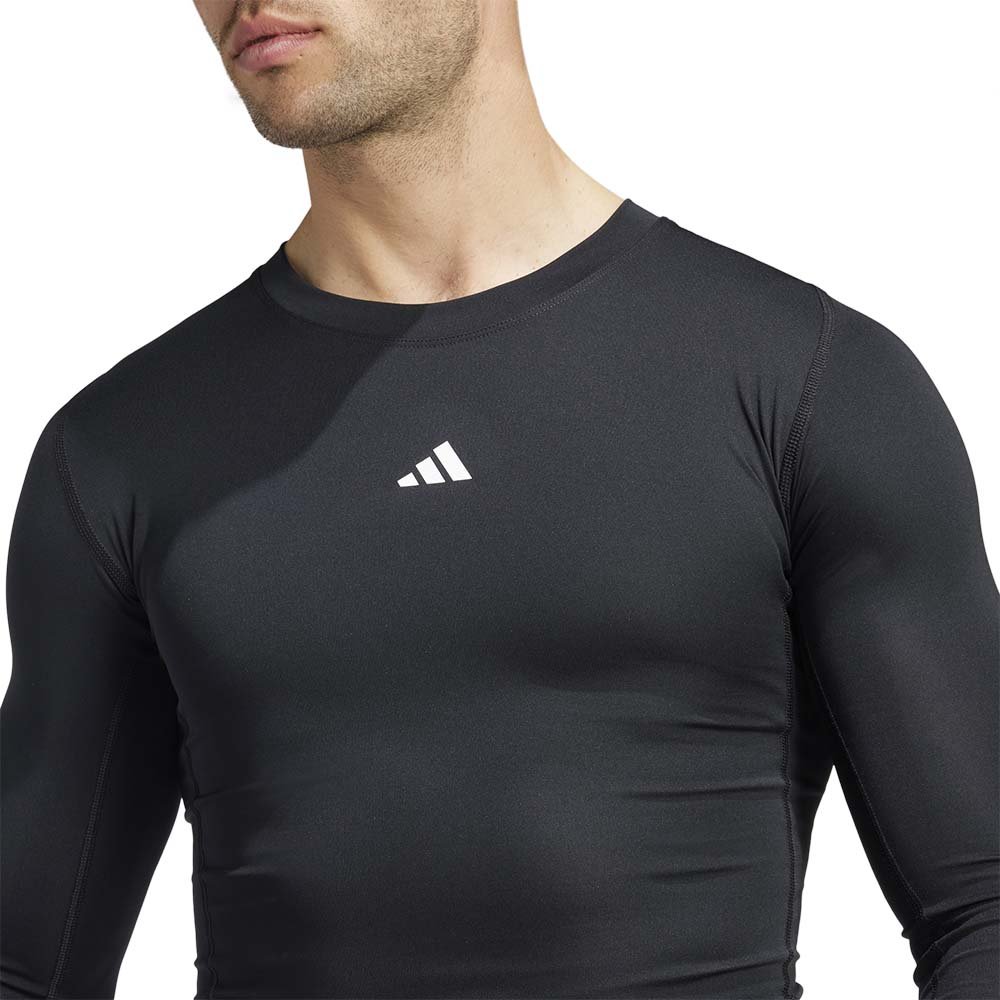 adidas Techfit Training Long Sleeve Tee Black [JE6702